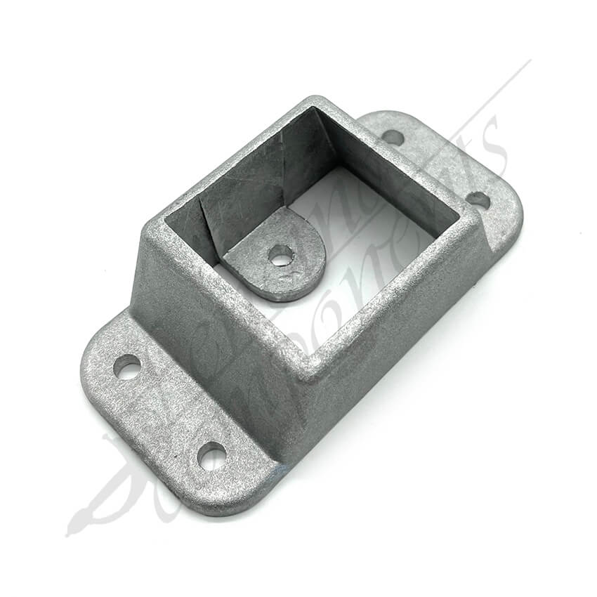 50x50 Double Lug Fence Bracket Aluminium - Style 1 | Fencing Components